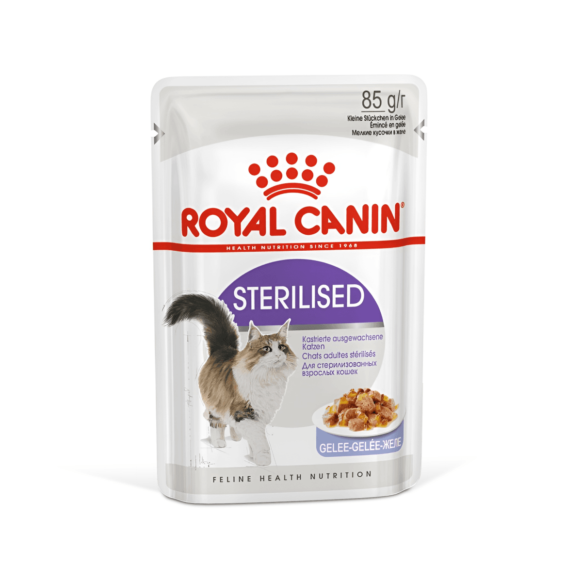 Royal Canin Sterilised, кусочки в желе 85гр